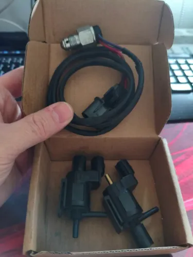 Kit Sensor Roda Livre + Solenoides Vácuo Tração 4x4 Pajero Full Triton Dakar MN171296