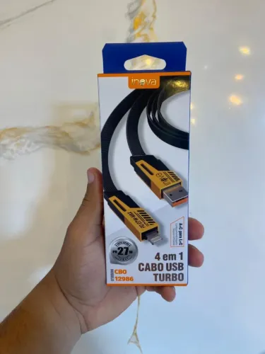 Cabo 4 em 1 Turbo