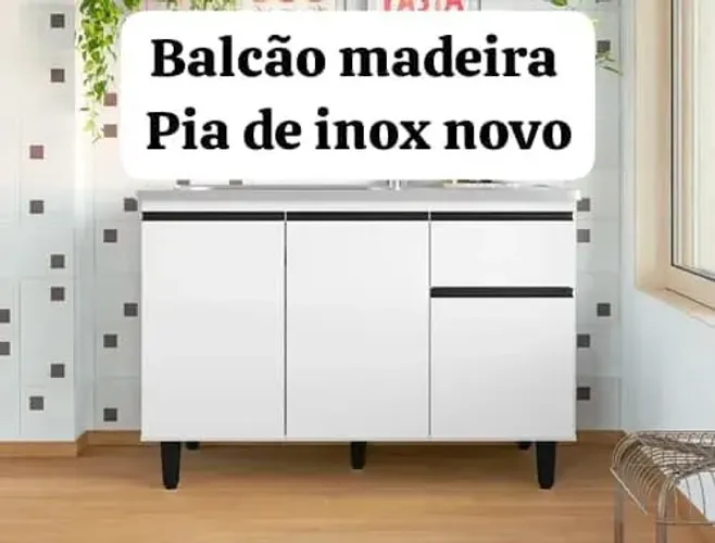 Balcão com pia na promoção novo Garantia entrega hoje