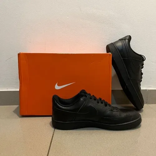 nike court vision low - preto