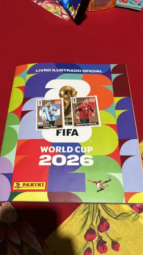 Álbum da copa 2026 brochura COMPLETO E DUAS LEGENDS BRONZE