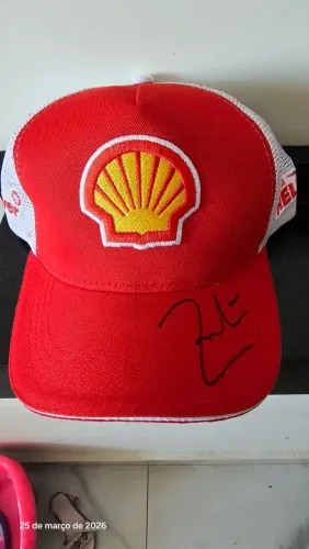 Boné autografado Stock Car 2025 - Ricardo Zonta