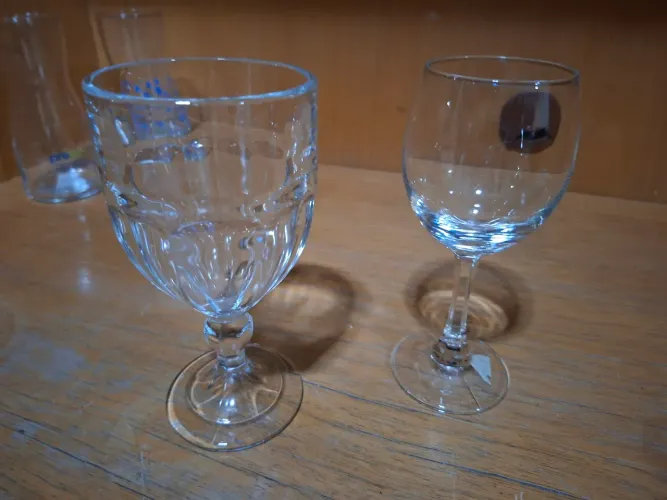 Copos de cristal
