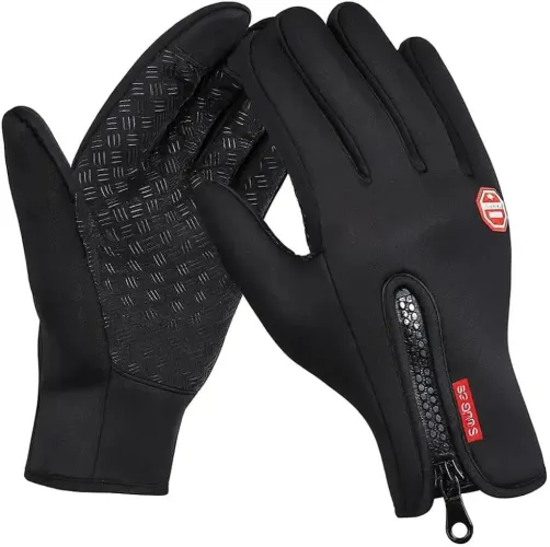Luva impermeável de proteção esportiva para motociclistas ideal para entregadores e
