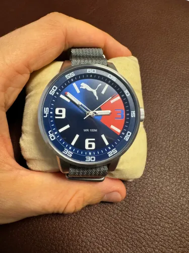Relógio Puma Azul e Vermelho