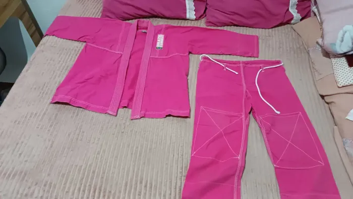 Kimono feminino rosa M3 da Brasil Kombat 