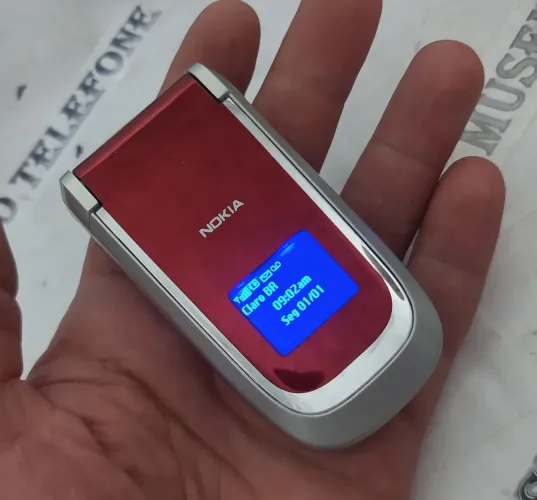 Nokia 2660 Flip celular antigo vermelho RELIQUIA lindo 