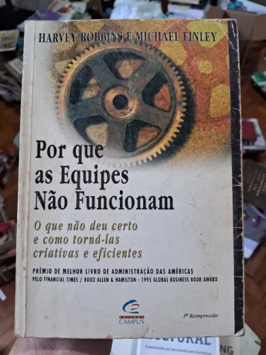 Livro Por Que as Equipes Não Funcionam - Harvey Robbins; Michael Finley