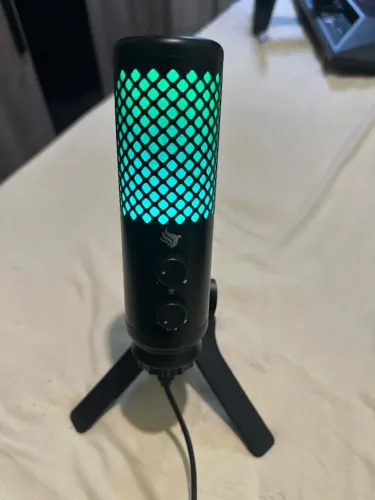 Microfone Gamer Pichau Izar RGB USB