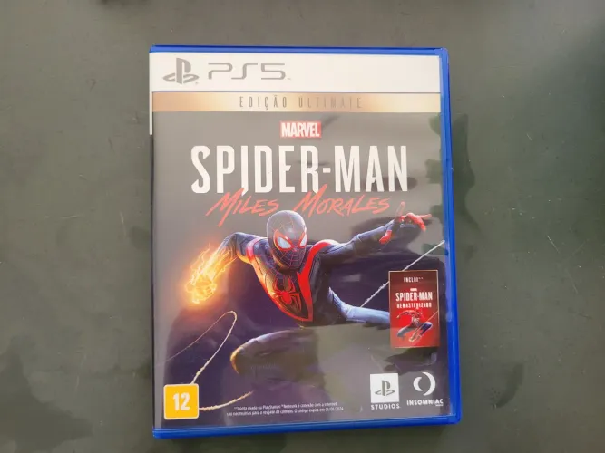 Jogo Spider Man Milles Morales PS5 fisico