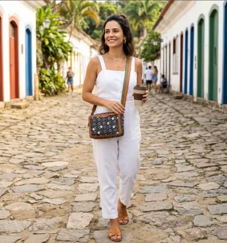 Bolsa Média Arezzo modelo Veneza semi nova