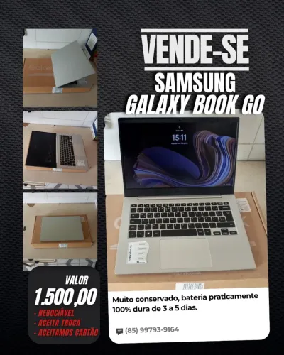 Samsung Galaxy Book Go - Perfeito Estado (Bateria Dura Dias!)