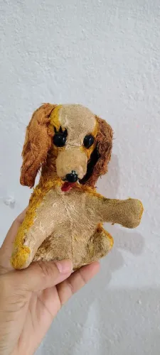 Pelúcia cachorro antigo anos 50