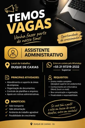 Assistente administrativo