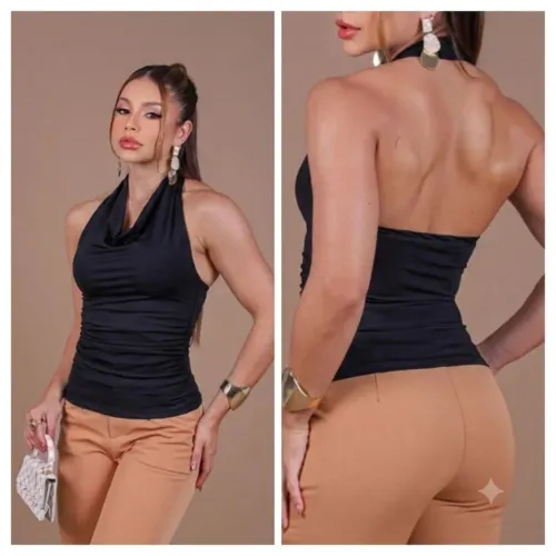 Blusa gola boba