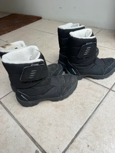 Botina bota infantil neve impermeável