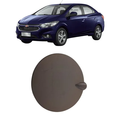 Tampa Tanque Portinhola Chevrolet Prisma 2013 2018 Preto