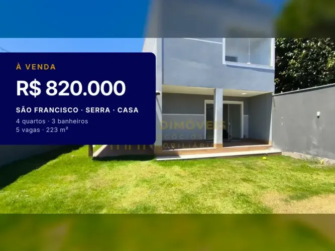 Casa Moderna em São Francisco: Conforto e Segurança a um Passo da Praia