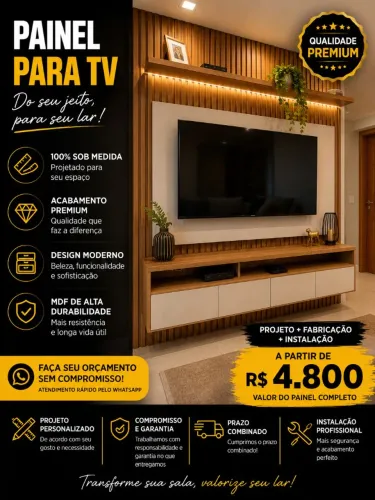 Painel de tv,sob medida
