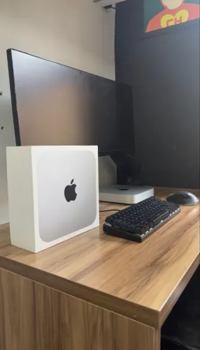 Mac Mini M1 + Monitor UltraWide + Mouse + Teclado Gamer