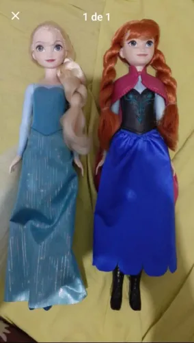 Bonecas Anna e Elsa - Frozen
