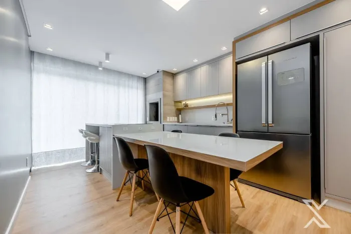 Apartamento com 2 dormitórios, escritório e terraço, para alugar, 126 m² - Vila Nova - Blu