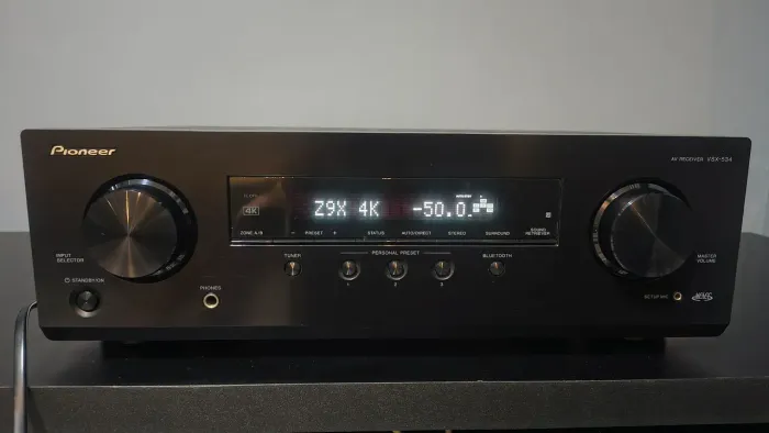 Receiver Pioneer vsx - 534, 4k , Dolby atmos, bluetooth.