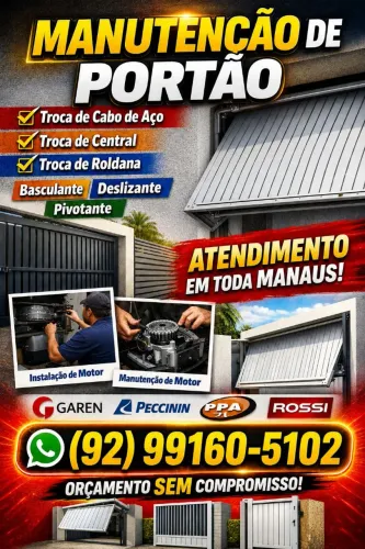 Manutenção de Portão Eletrônico