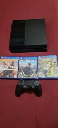 PS4 BEM CONSERVADO JA COM 7 JOGOS FÍSICOS E DIGITAIS ..
