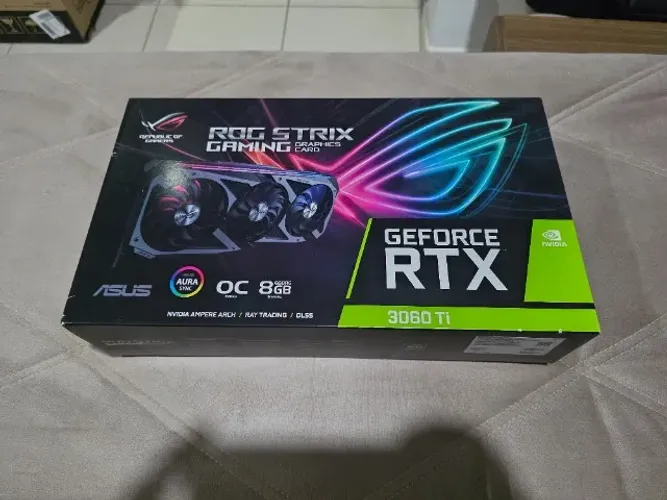 Placa de Video Rtx 3060 Ti Asus Rog Strix