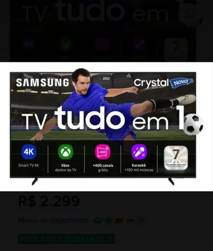 Tv Samsung 43 polegadas 