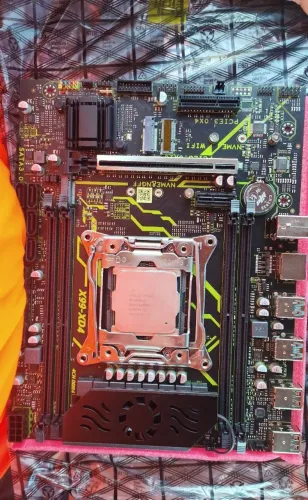 Placa mãe + processador