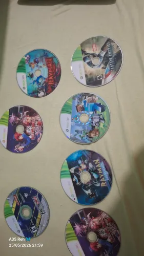 Xbox 360 (bloqueado) mas com 7 jogos dvd