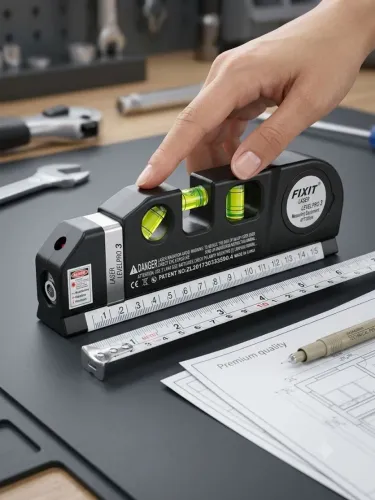 Nível a Laser Multifuncional Fixit Pro - Precisão para Seus Projetos