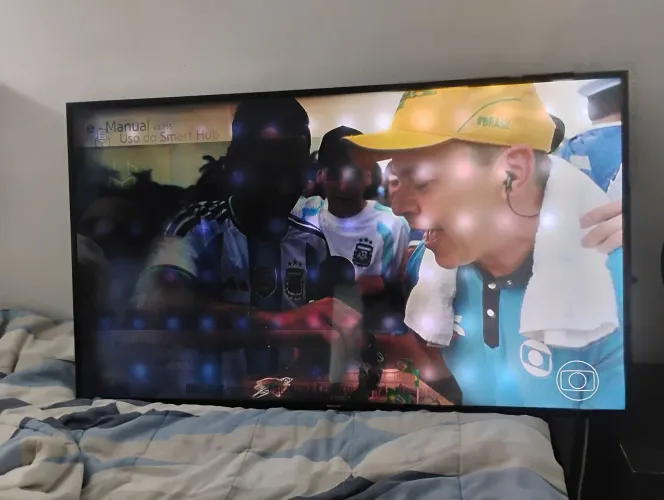 Tv Samsung 55 com defeito para.retirada de peça.t.v para se retirar no local