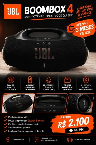 VENDE-SE JBL4 BOOMBOX