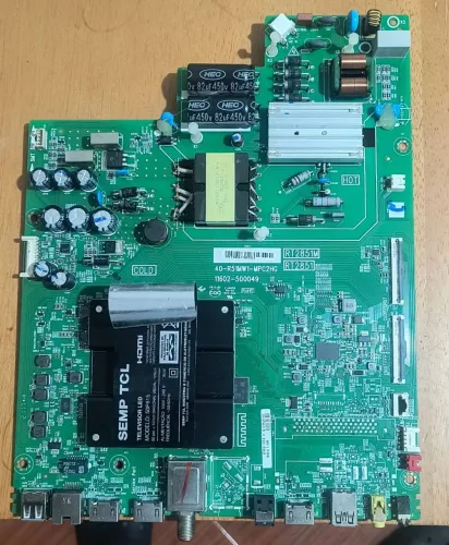 Placa Principal TCL SEMP 50P615 Original Funcionando - 40-R51MW1-MPC2HG