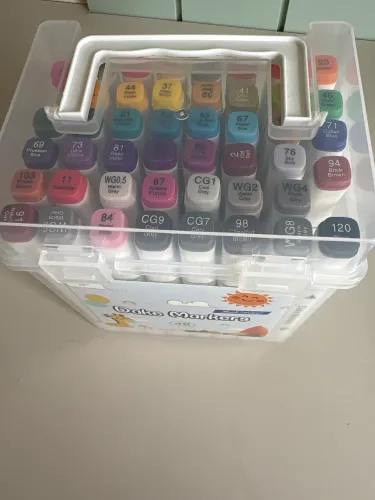 Hidrocor colorir Dake Markers 46 cores