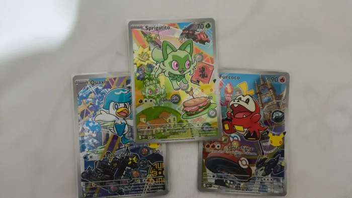 Trio Paldea Pokemon tcg