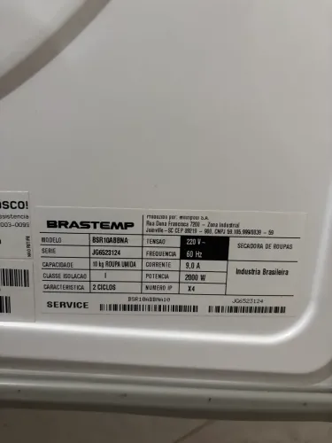 Secadora Brastemp 10kg