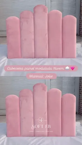 Cabeceira painel Solteiro - Nuvem
