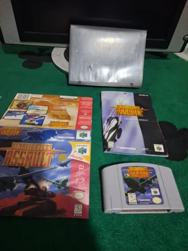 Aerofighters Assault Nintendo 64 -caixa Locadora Original