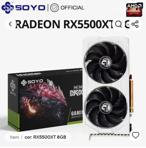 Placa de vídeo RX 5500 XT 8GB