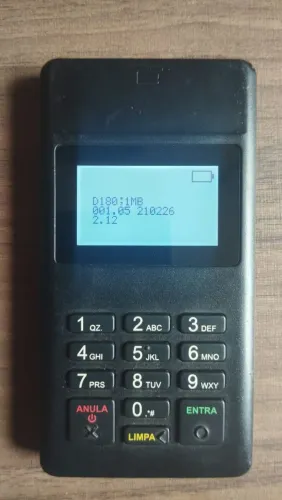 Maquininha do entregador