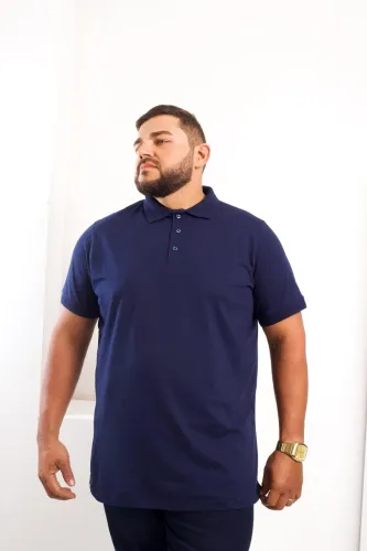 Camisa polo plus size