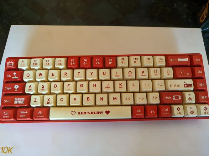 Teclado Mecânico Retrô Player One!