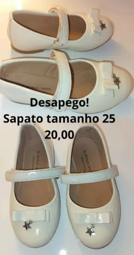 Sapato Sapatilha Infantil Tamanho 25