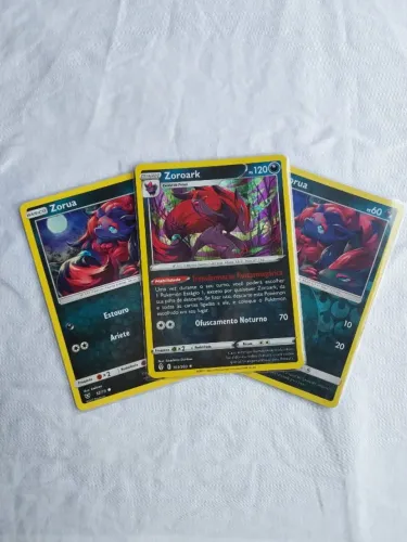 Cartas Pokemon: Zoeoark e Zoruas!!!!!!!