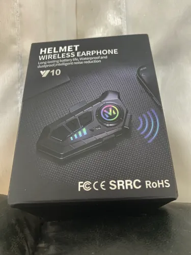 Fone intercomunicador Bluetooth p/ capacete 