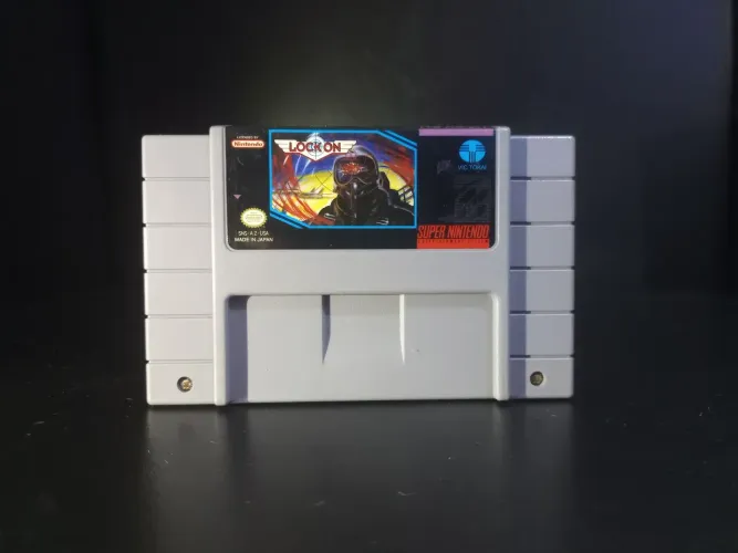 Cartucho jogo de avião, Lock On Super Nintendo SNES